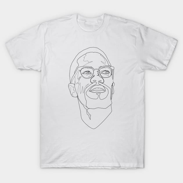 Malcolm X T-Shirt by RMZ_NYC